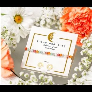 Lotus and Luna balance and growth bracelet